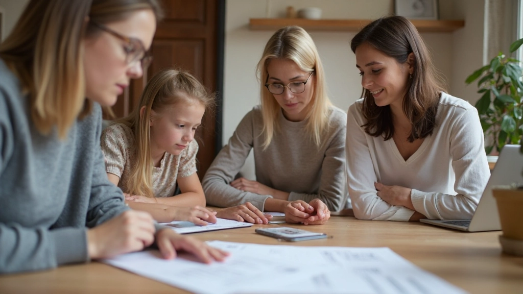 Familie financiën en gezinsbudget planning