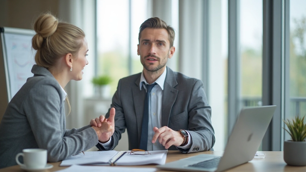 Financieel adviseur die geldvaardigheden uitlegt met grafieken